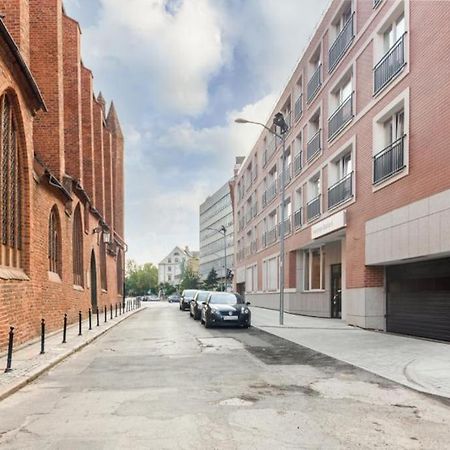 Modern Riverside Apartment With Free Parking Space Szczecin Exterior foto